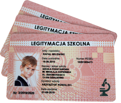 Legitymacje szkolne